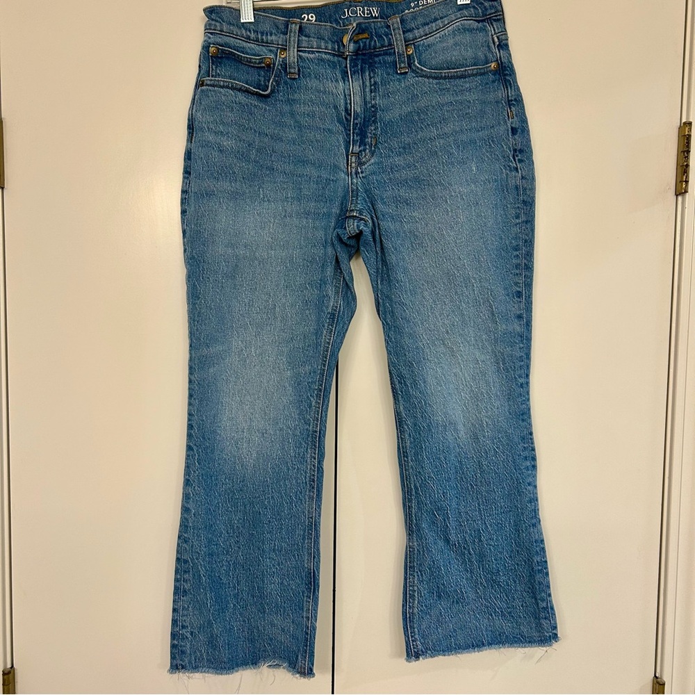 J. Crew Demi Boot Crop Jeans Size 29
